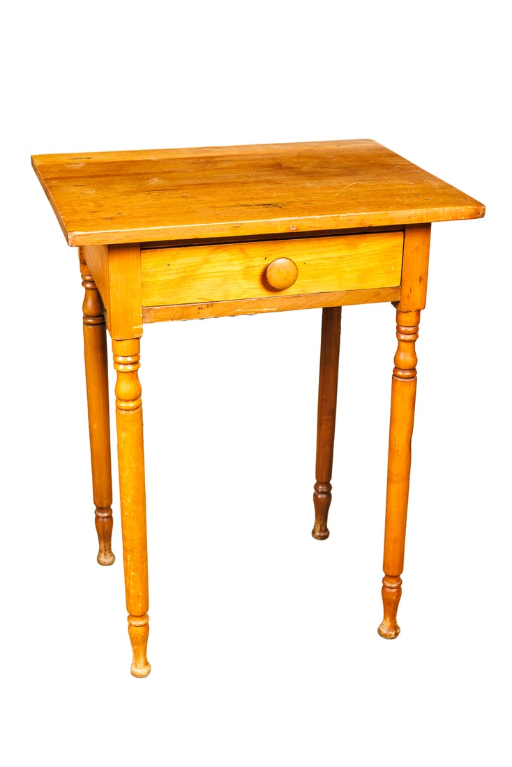 SHERATON ONE-DRAWER STAND. (1 of 9)