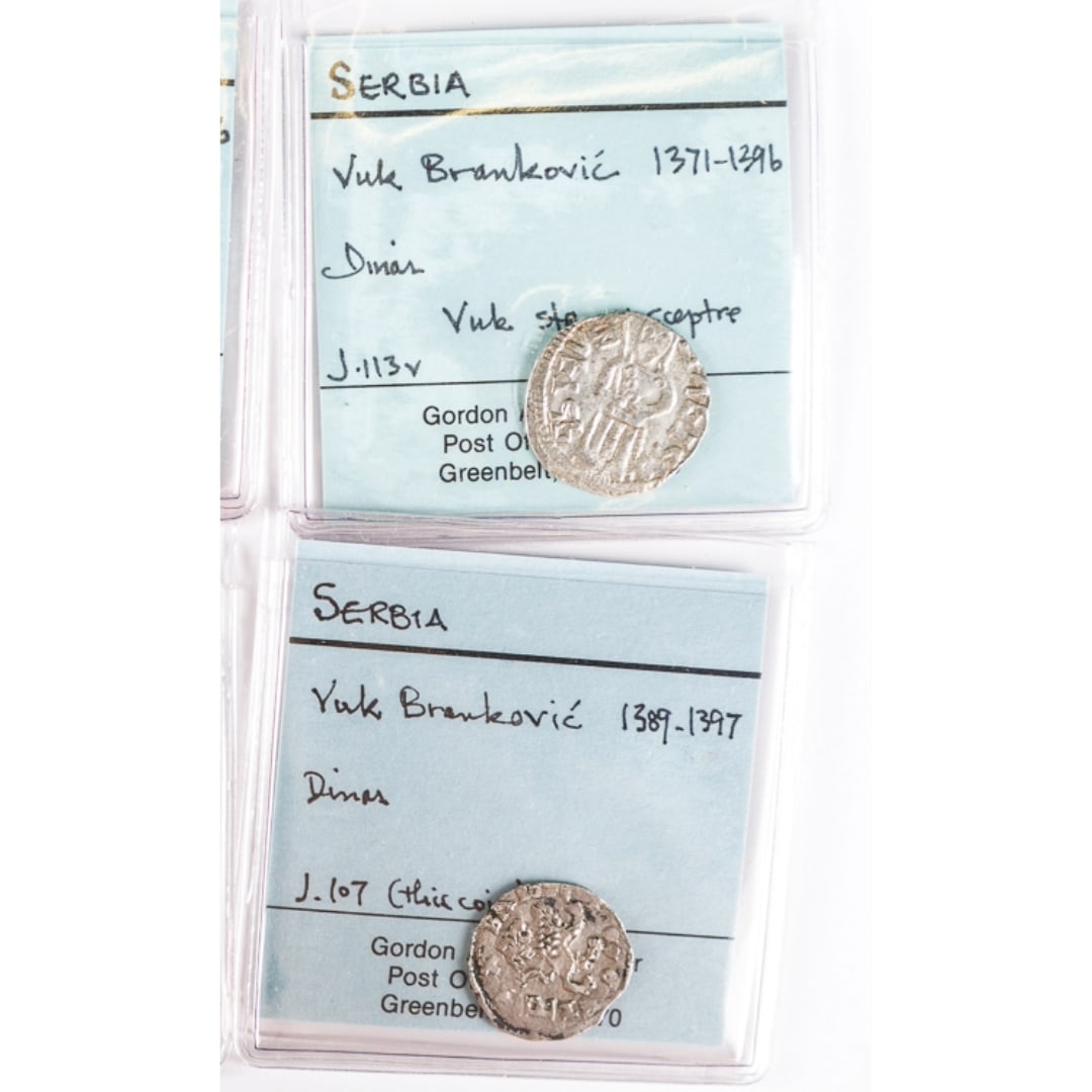 WORLD COINS AND CURRENCY: GROUP OF MEDIEVAL SILVER COINS. (1 of 5)