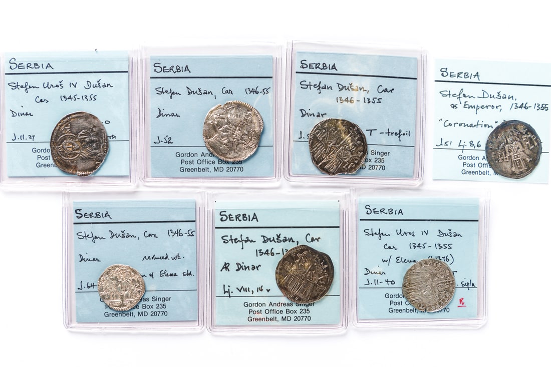 WORLD COINS AND CURRENCY: GROUP OF MEDIEVAL SILVER COINS. (1 of 15)