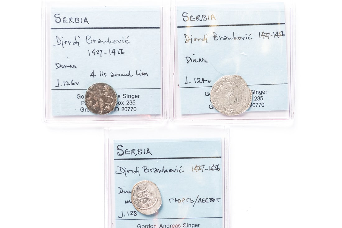 WORLD COINS AND CURRENCY: GROUP OF MEDIEVAL SILVER COINS. (1 of 13)