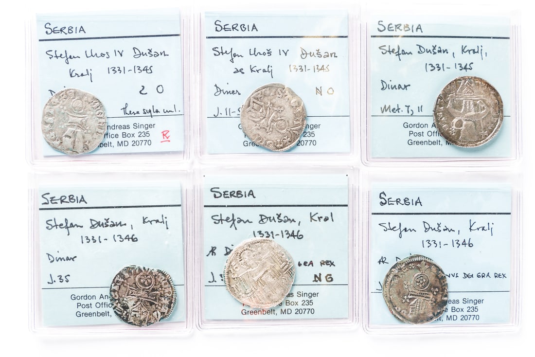 WORLD COINS AND CURRENCY: GROUP OF MEDIEVAL SILVER COINS. (1 of 20)