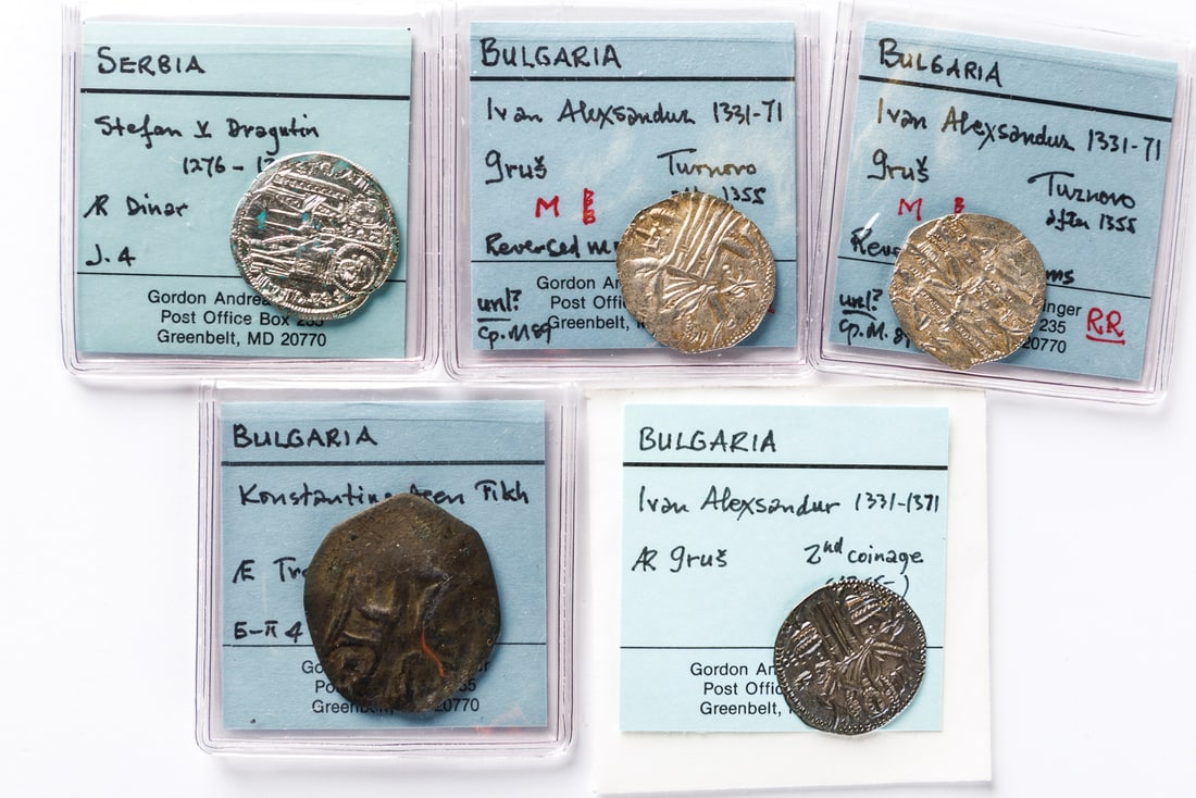 WORLD COINS AND CURRENCY: GROUP OF MEDIEVAL SILVER COINS. (1 of 16)