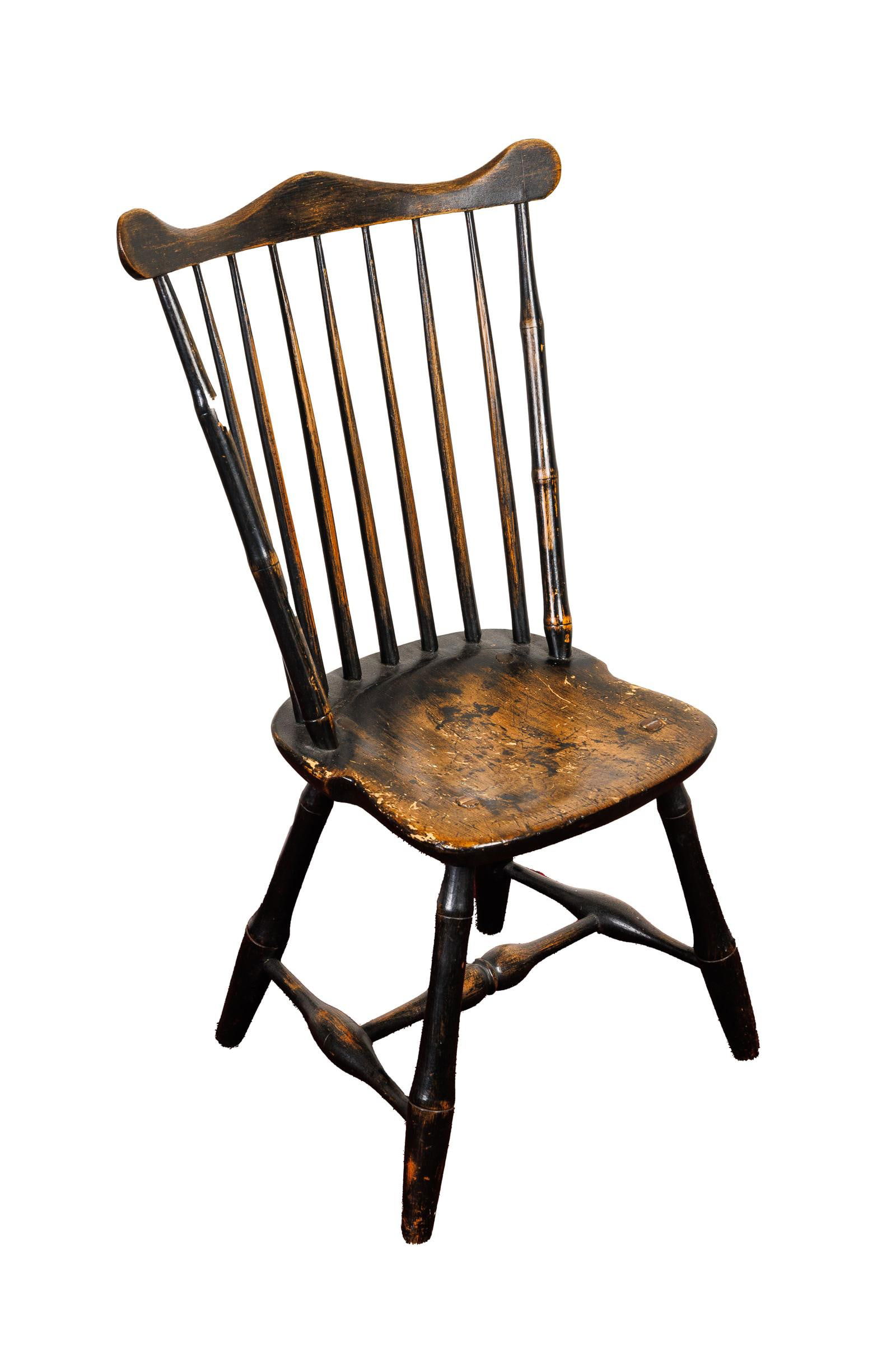 FANBACK WINDSOR CHAIR. (1 of 8)