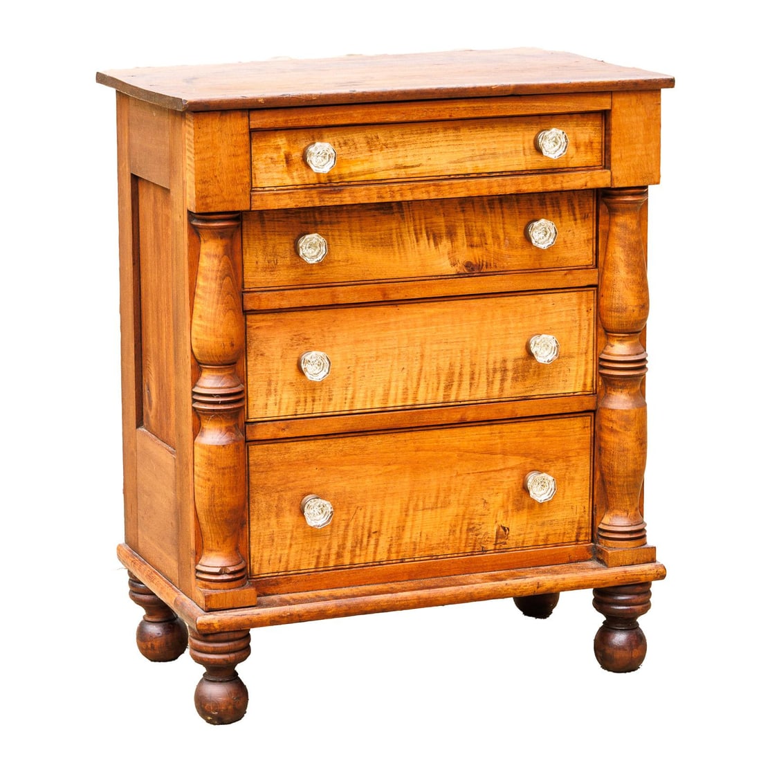 CHILD'S SIZE TRANSITIONAL CHEST. (1 of 8)