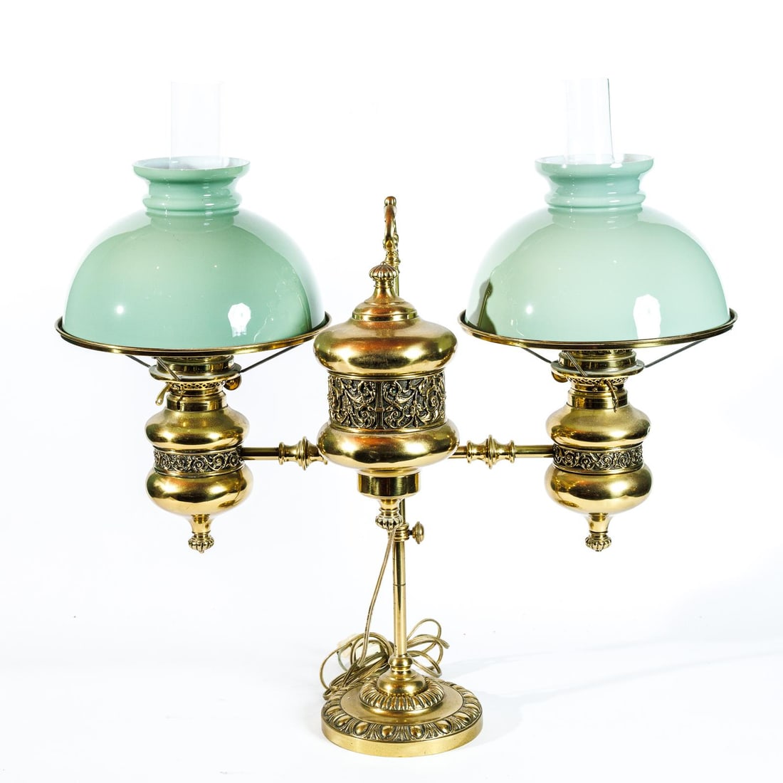 Double Student Lamp By Plume And Atwood. Auction