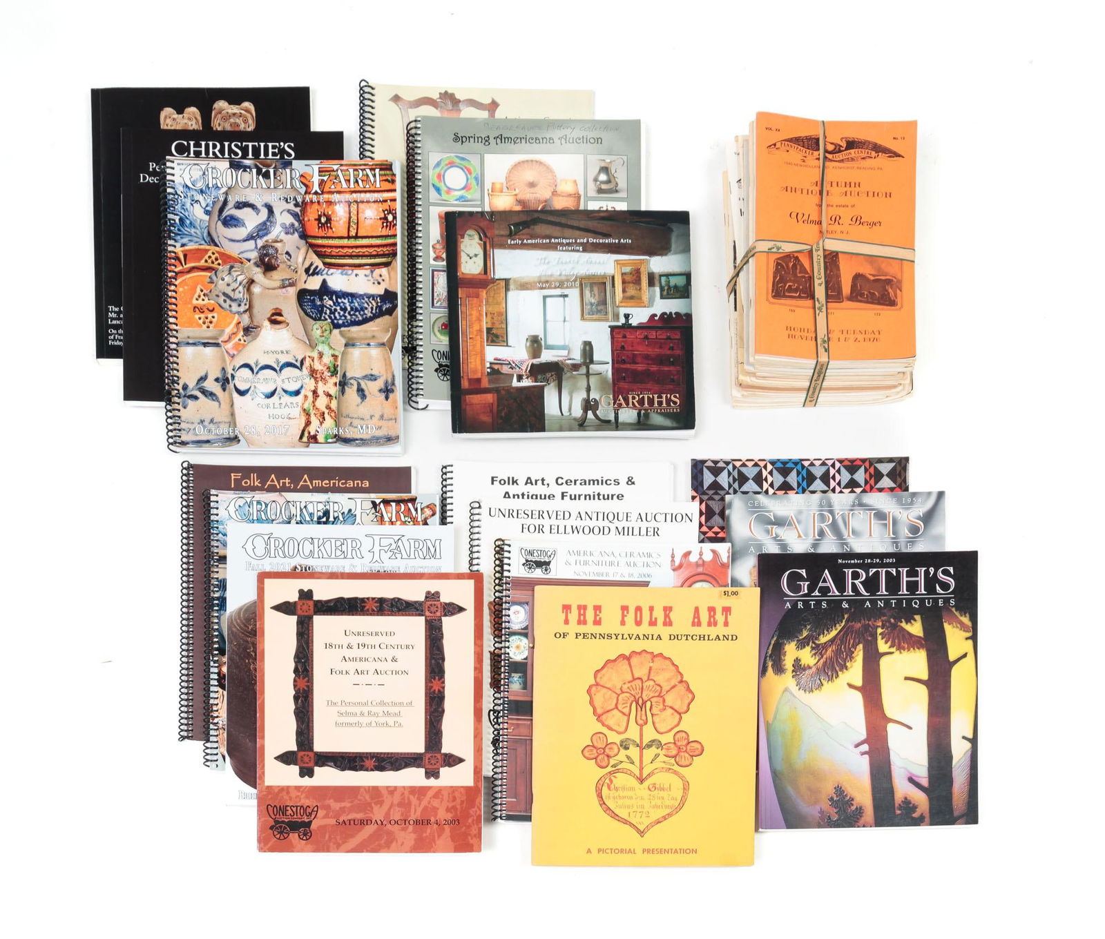 GROUP OF ANTIQUE AUCTION CATALOGS. (1 of 7)