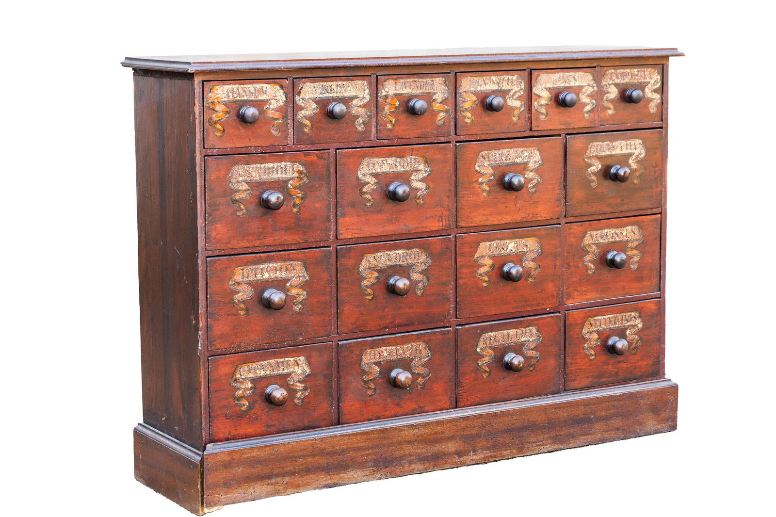 18 DRAWER APOTHECARY CHEST. (1 of 12)