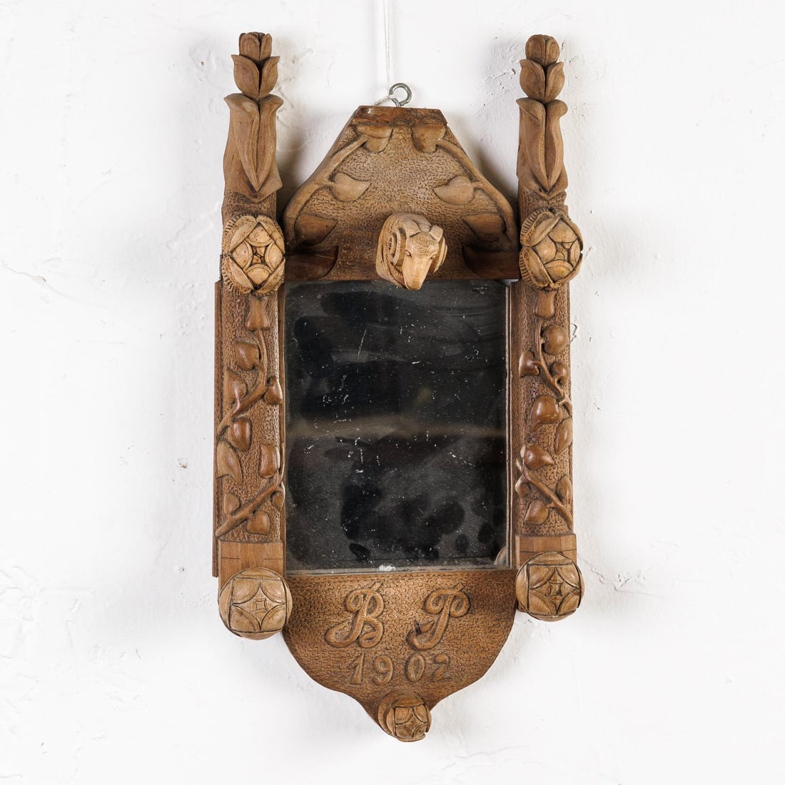 FOLK ART MIRROR. (1 of 20)