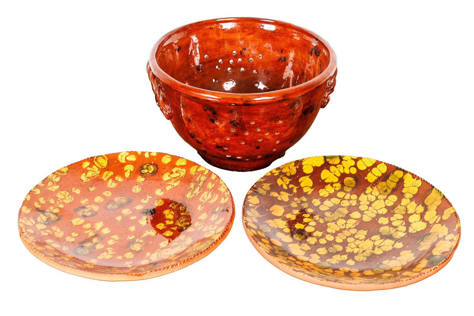 LESTER BREININGER REDWARE POTTERY. (1 of 15)