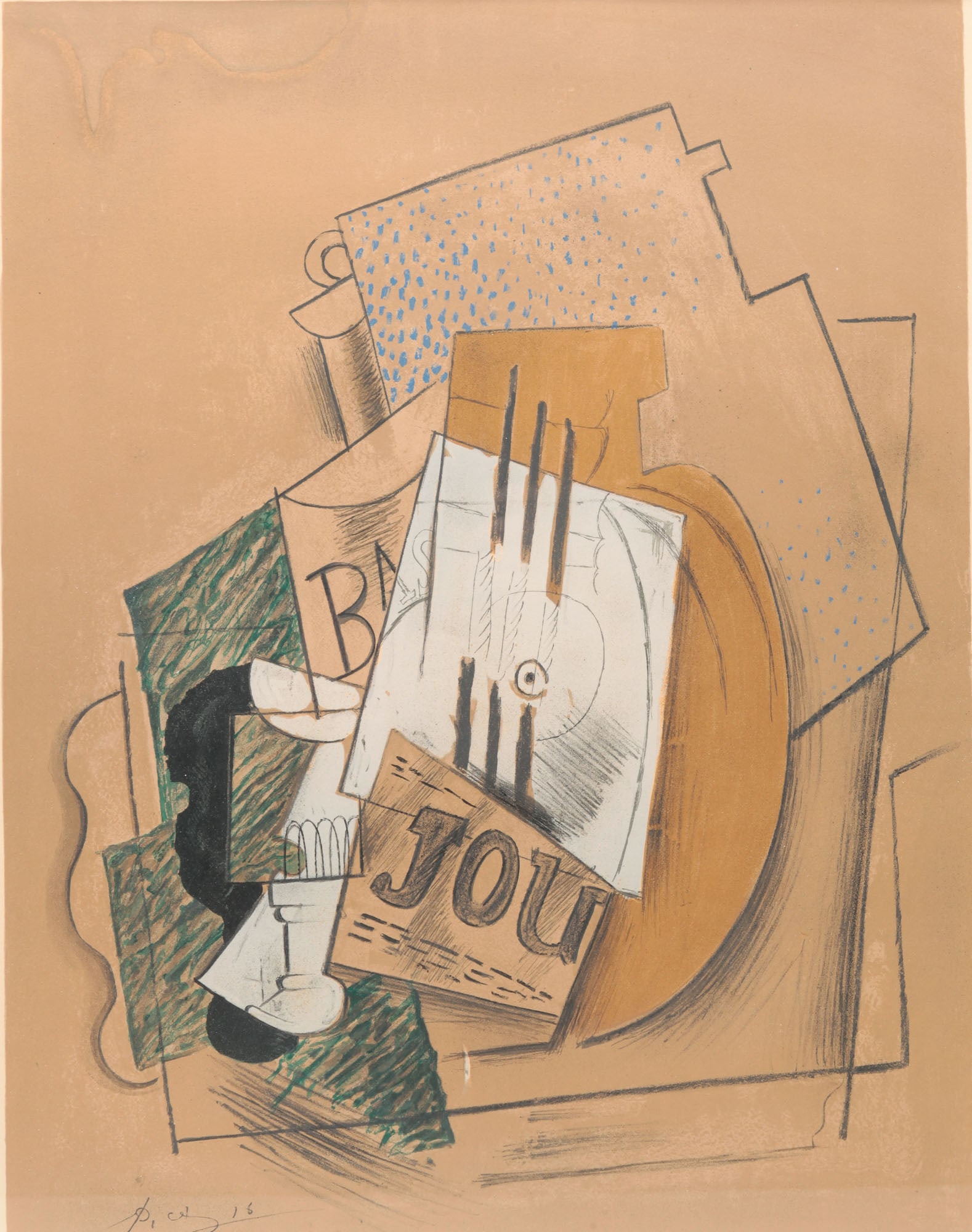 PABLO PICASSO (SPAIN/FRANCE, 1881-1973) LITHOGRAPH. (1 of 5)