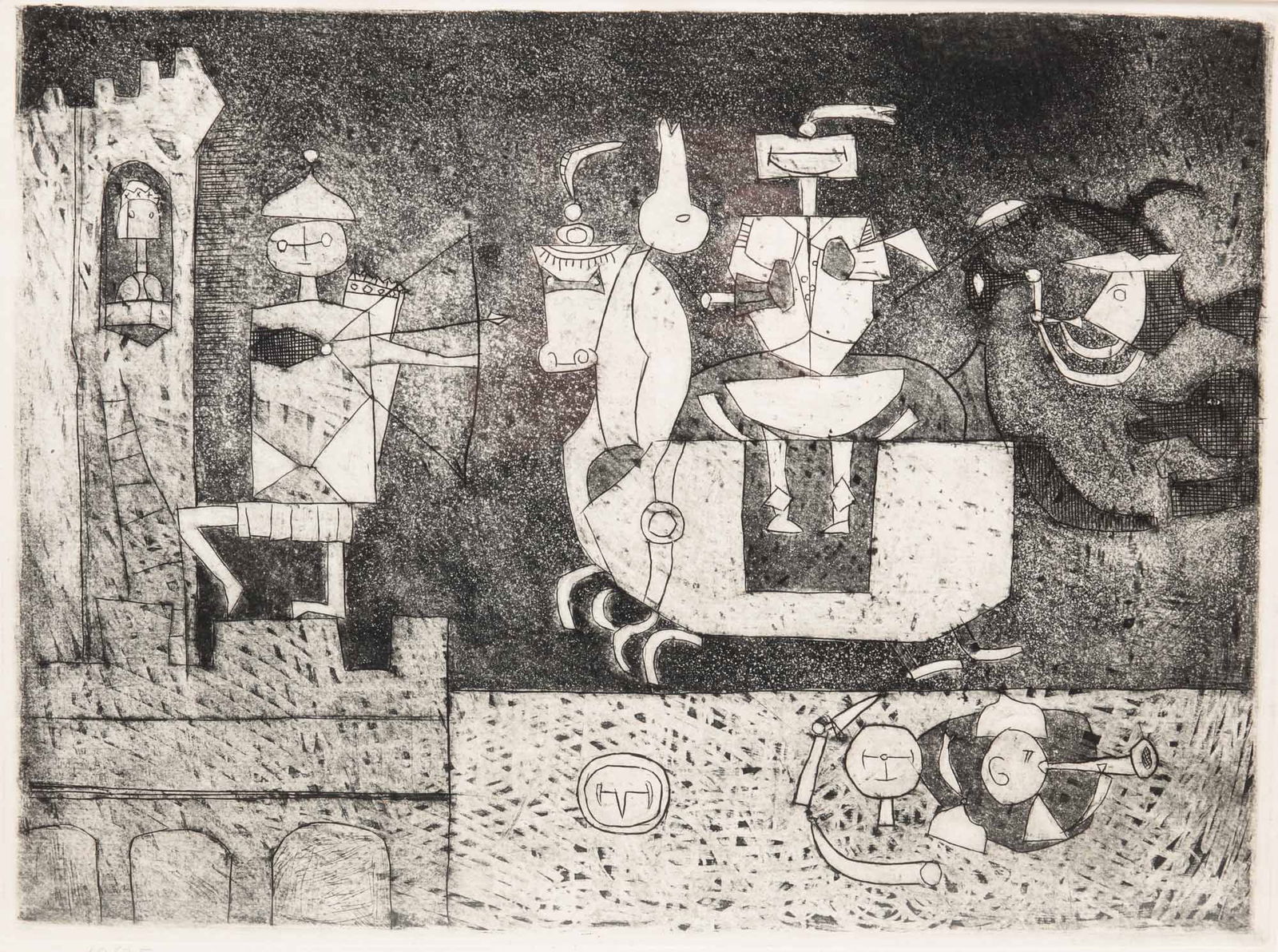 ROY F. LICHTENSTEIN (NEW YORK, 1923-1997) ETCHING. (1 of 7)