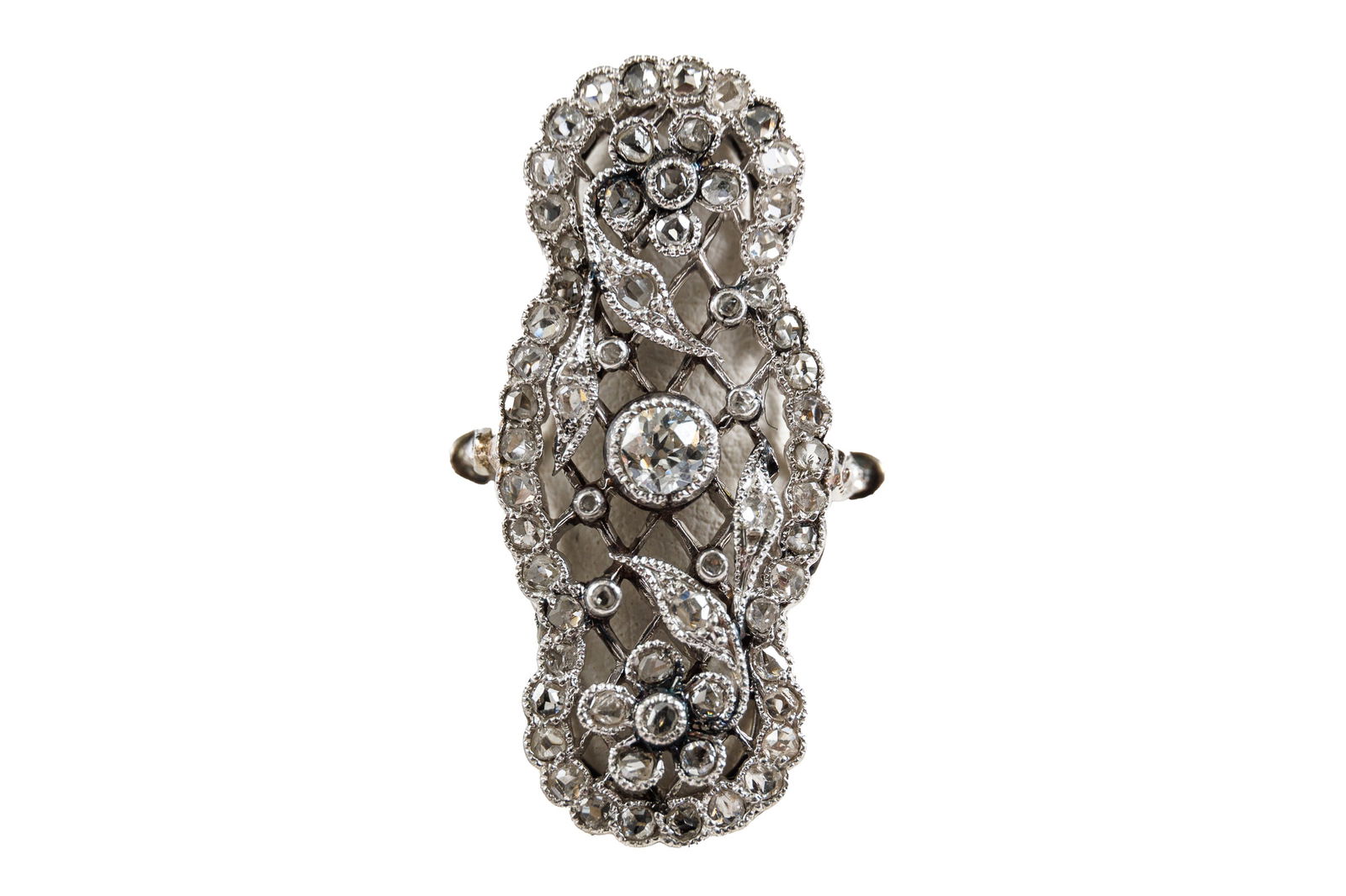 LADIES EDWARDIAN FILIGREE RING. (1 of 4)