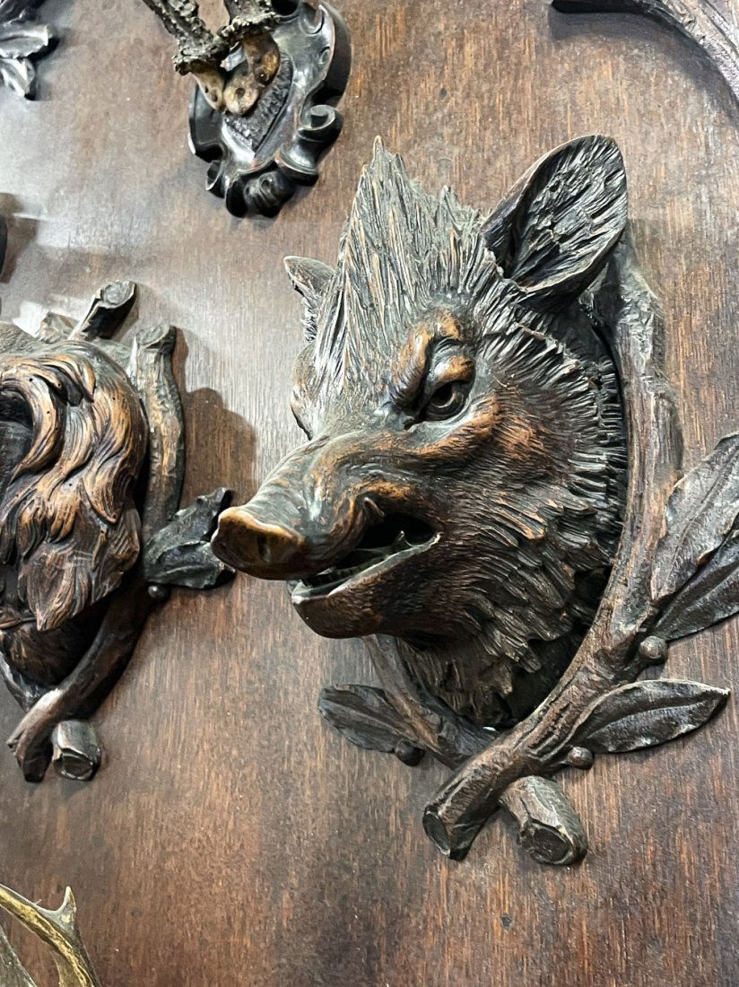 GERMAN BLACK FOREST HAT RACK. (1 of 5)