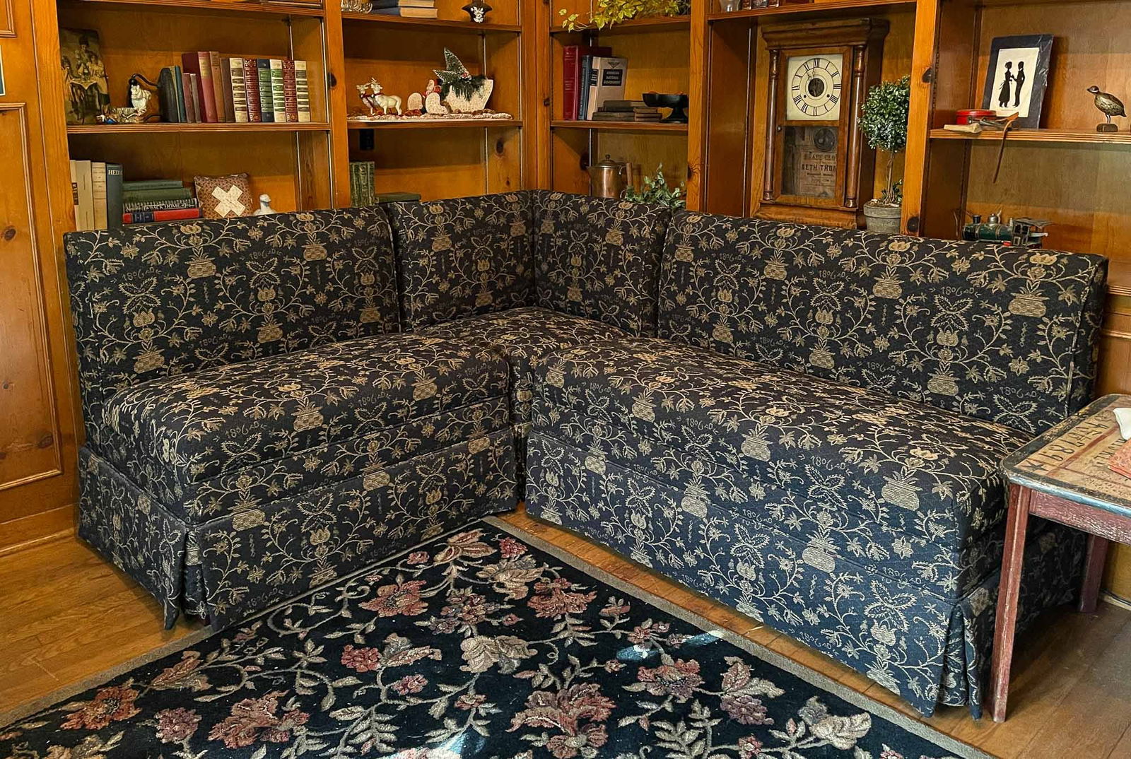 THREE PIECE "JOHNSTON BENCHWORKS" SECTIONAL. (1 of 2)
