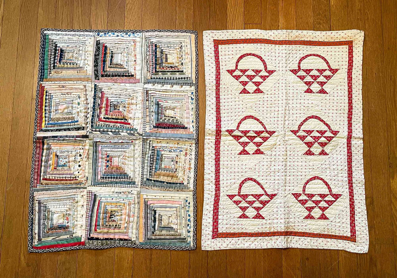 TWO CRIB QUILTS. (1 of 5)