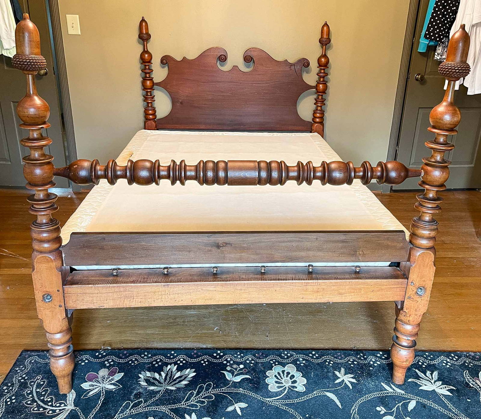 Four Poster Rope Bed. Auction