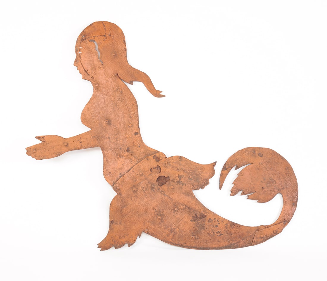 ENGLISH MERMAID WEATHERVANE. (1 of 4)