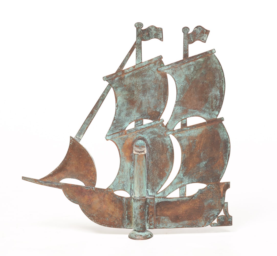 ENGLISH SHIP WEATHERVANE. (1 of 5)
