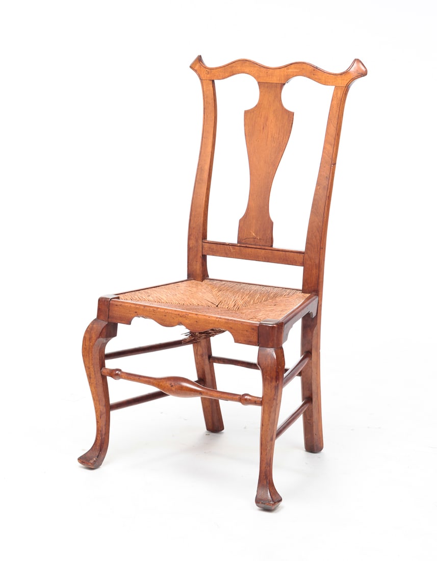 AMERICAN COUNTRY QUEEN ANNE SIDE CHAIR (1 of 3)