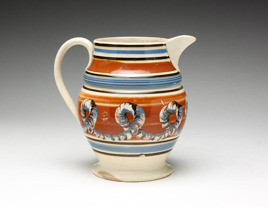 ENGLISH MOCHA PITCHER. (1 of 5)