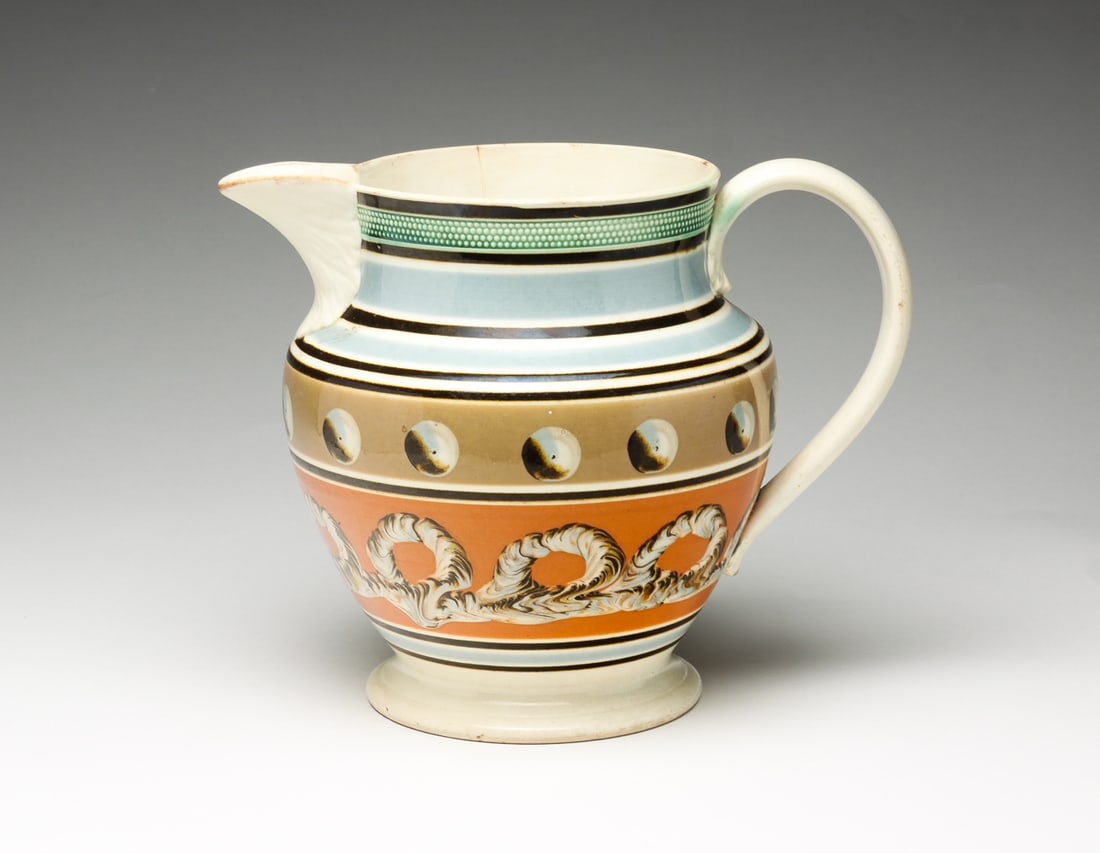 ENGLISH MOCHA PITCHER. (1 of 6)