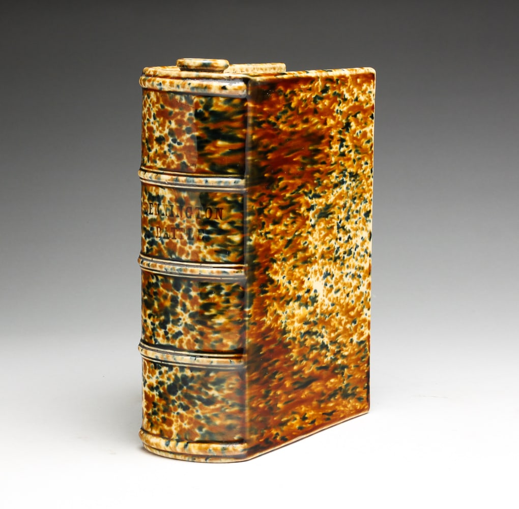 BENNINGTON BOOK FLASK. (1 of 5)