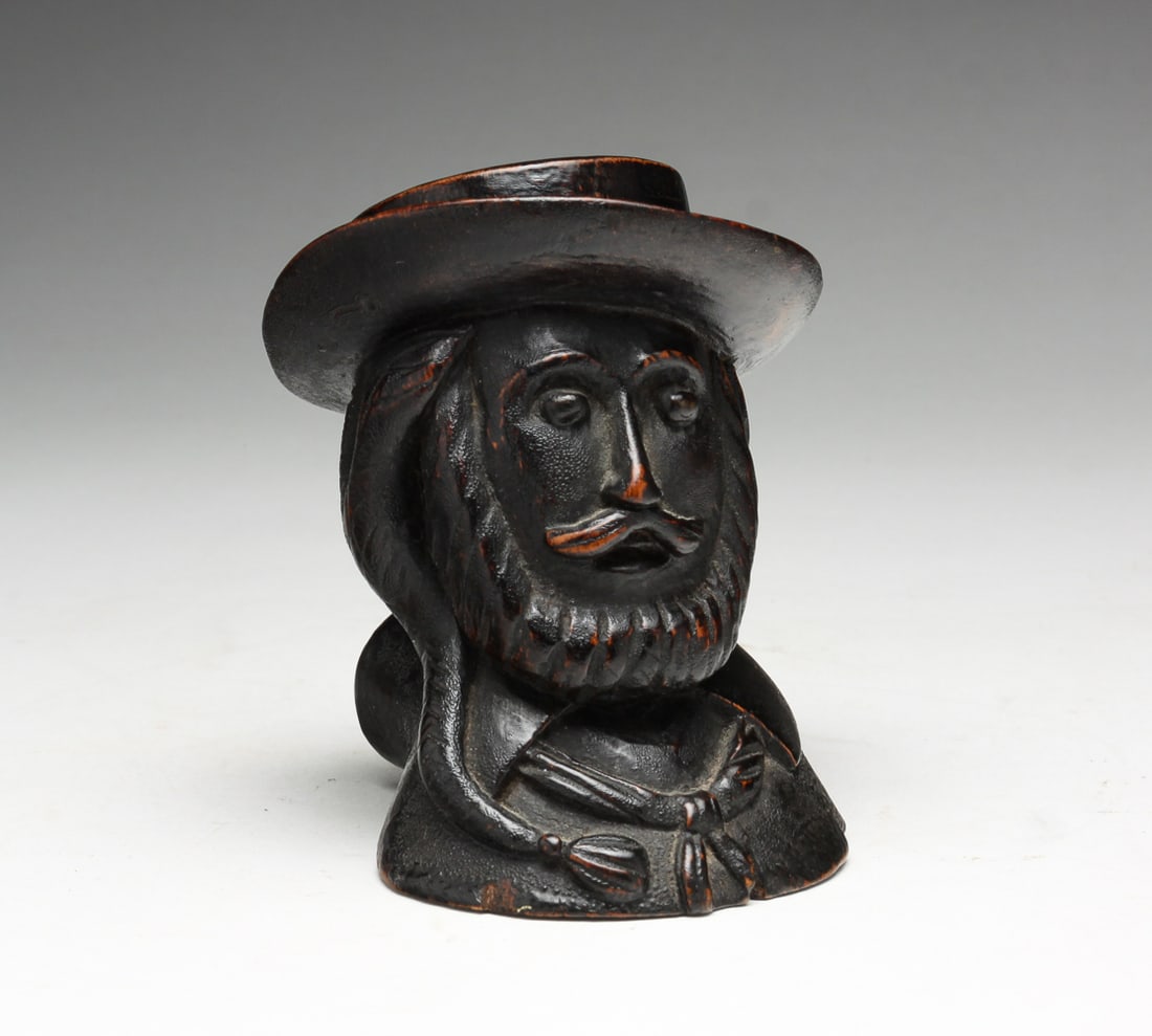 ENGLISH CARVED SAILOR PIPE BOWL. (1 of 5)