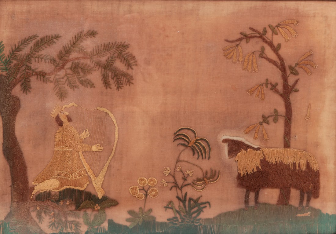 NEEDLEWORK OF KING DAVID. (1 of 3)