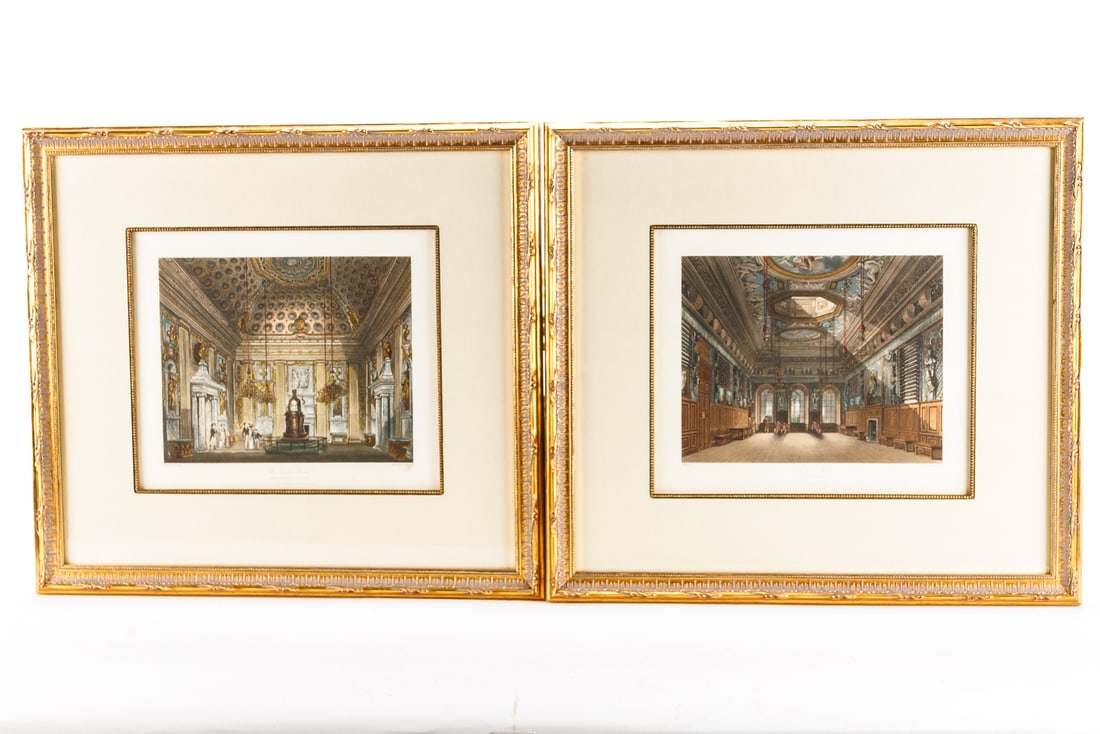 TWO FRAMED PRINTS. (1 of 11)