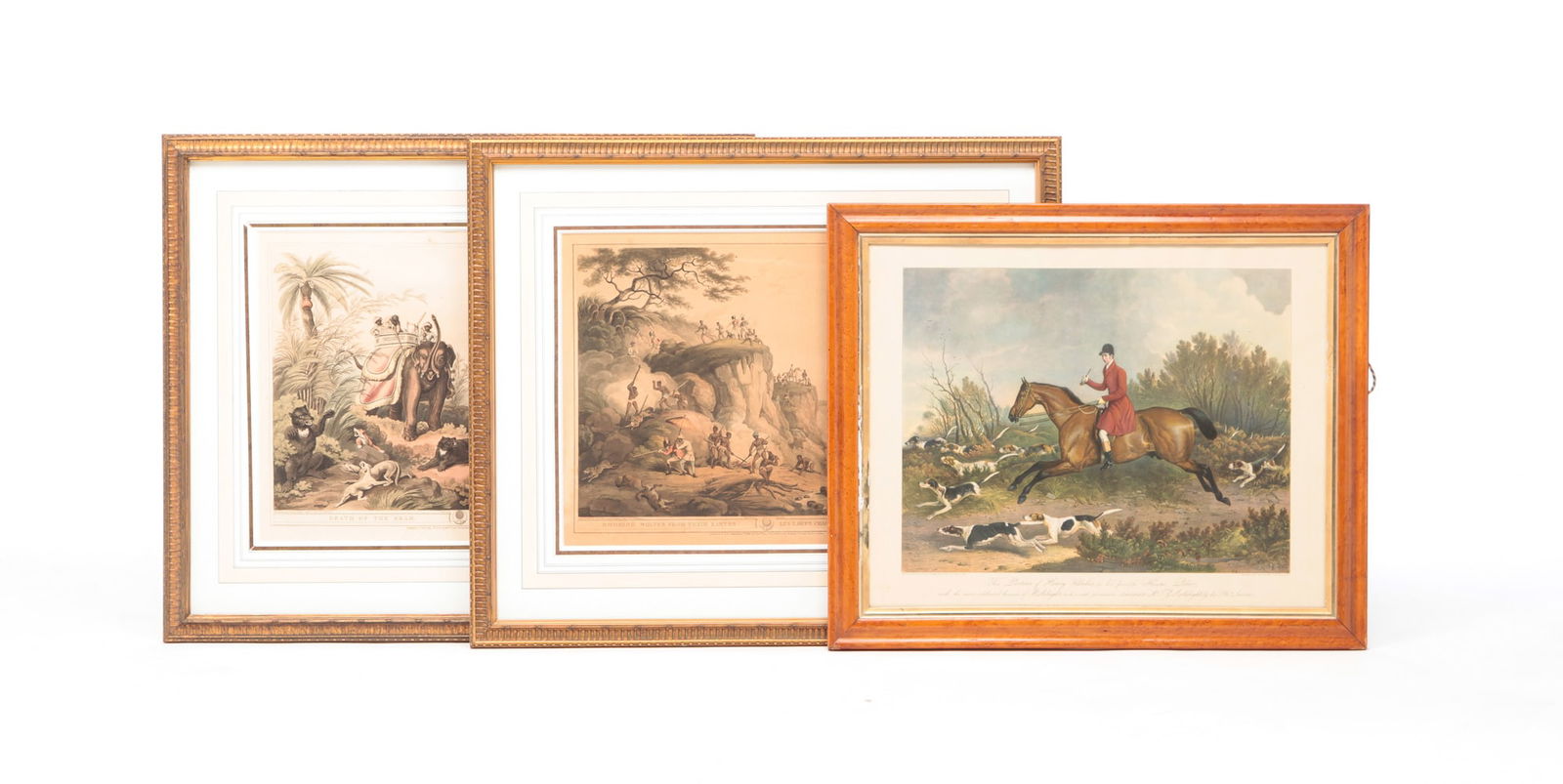 THREE HUNTING SCENES. (1 of 5)