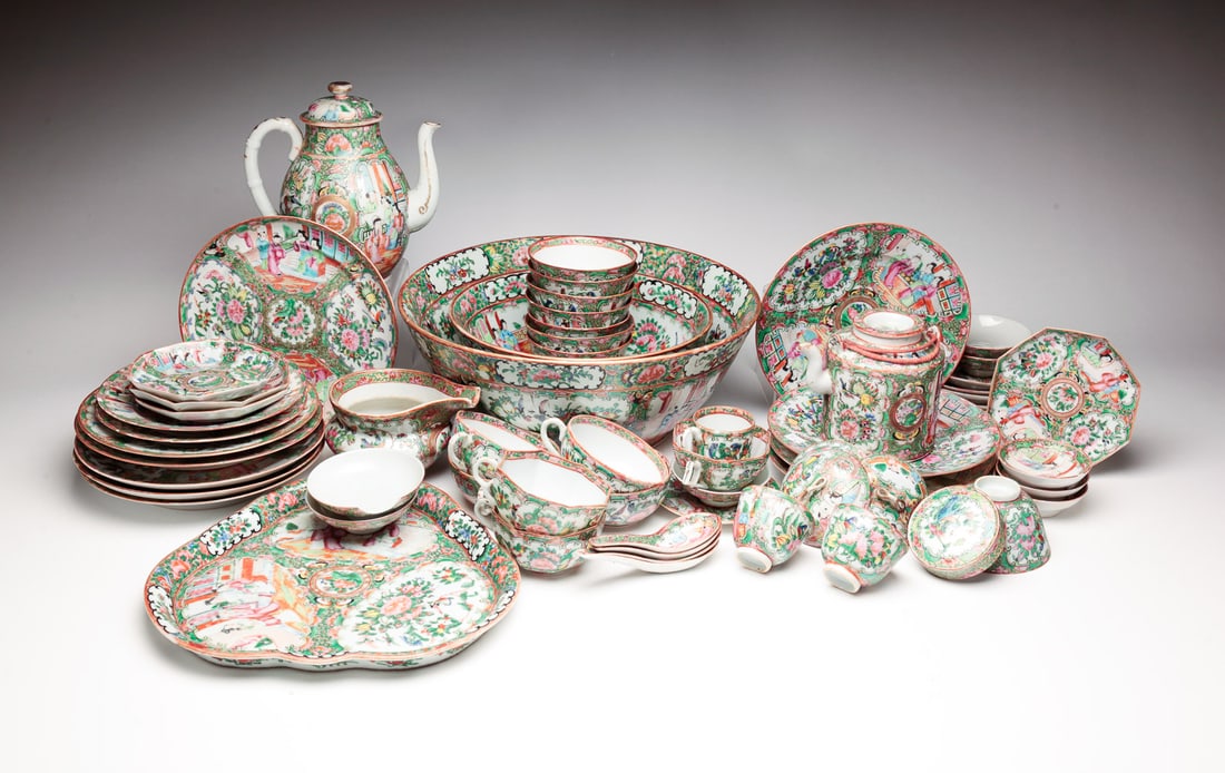 GROUP OF ROSE MEDALLION. (1 of 5)