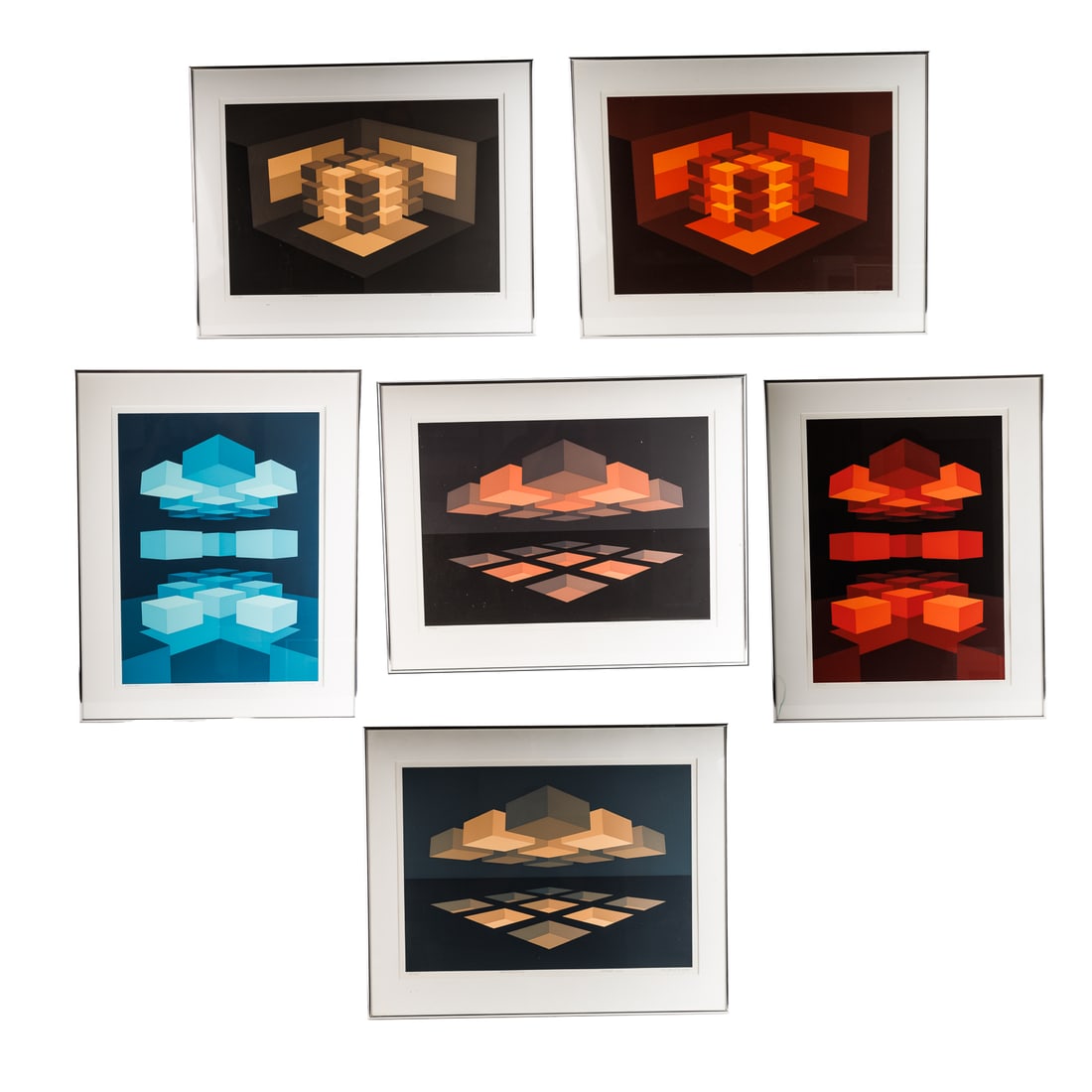 GROUP OF SIGNED AND NUMBERED SERIGRAPHS BY BRIAN HALSEY (1942-) (1 of 20)