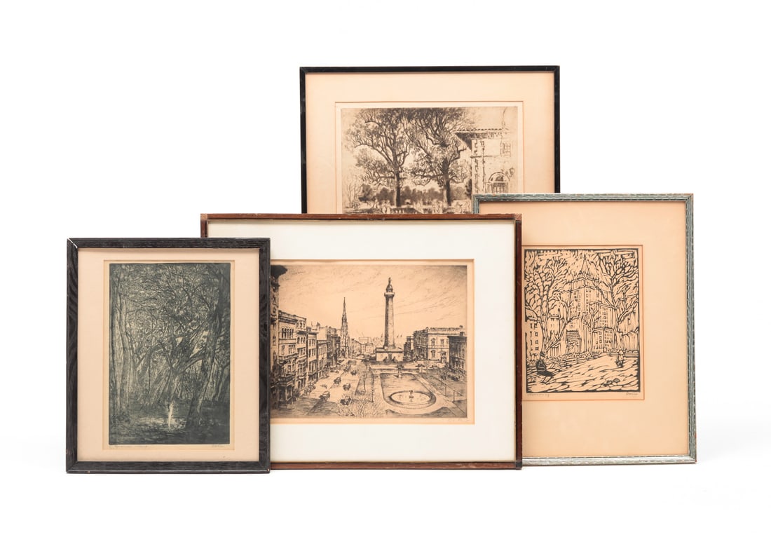 FOUR PRINTS. (1 of 15)