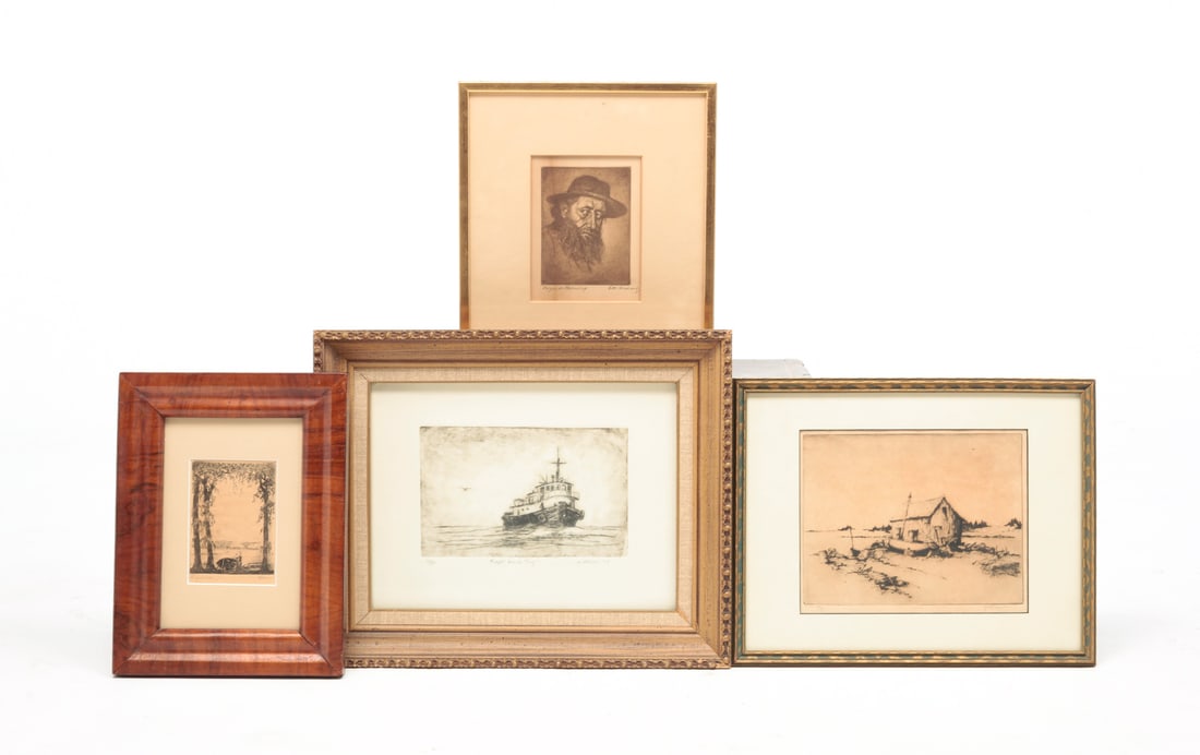 FOUR ETCHINGS. (1 of 13)