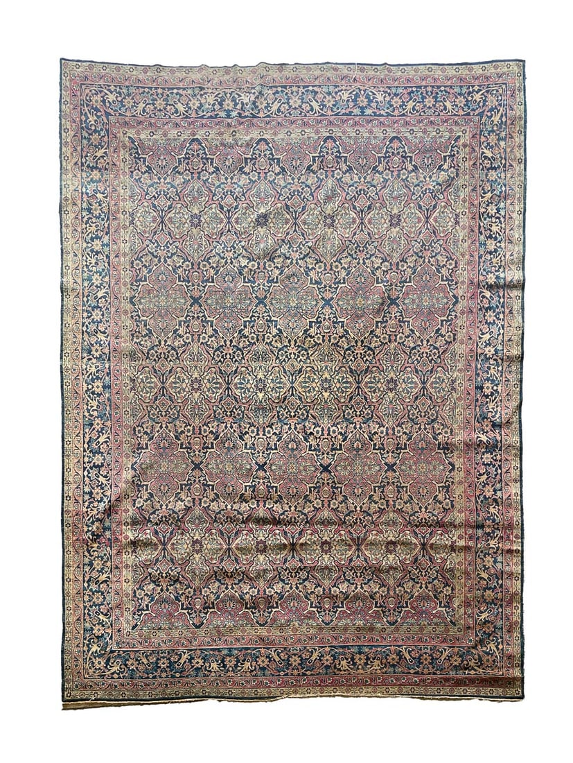 KASHAN OR MOHTASHAM RUG. (1 of 3)
