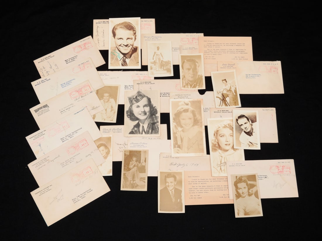 GROUP OF HOLLYWOOD MOVIE STAR PHOTOGRAPHS. (1 of 6)