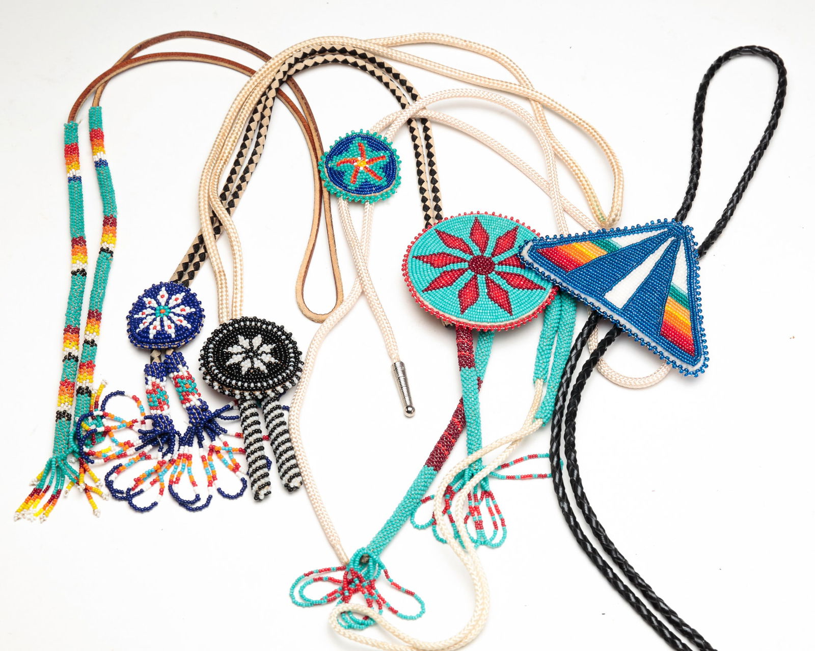 BEADED BOLO TIES. (1 of 3)