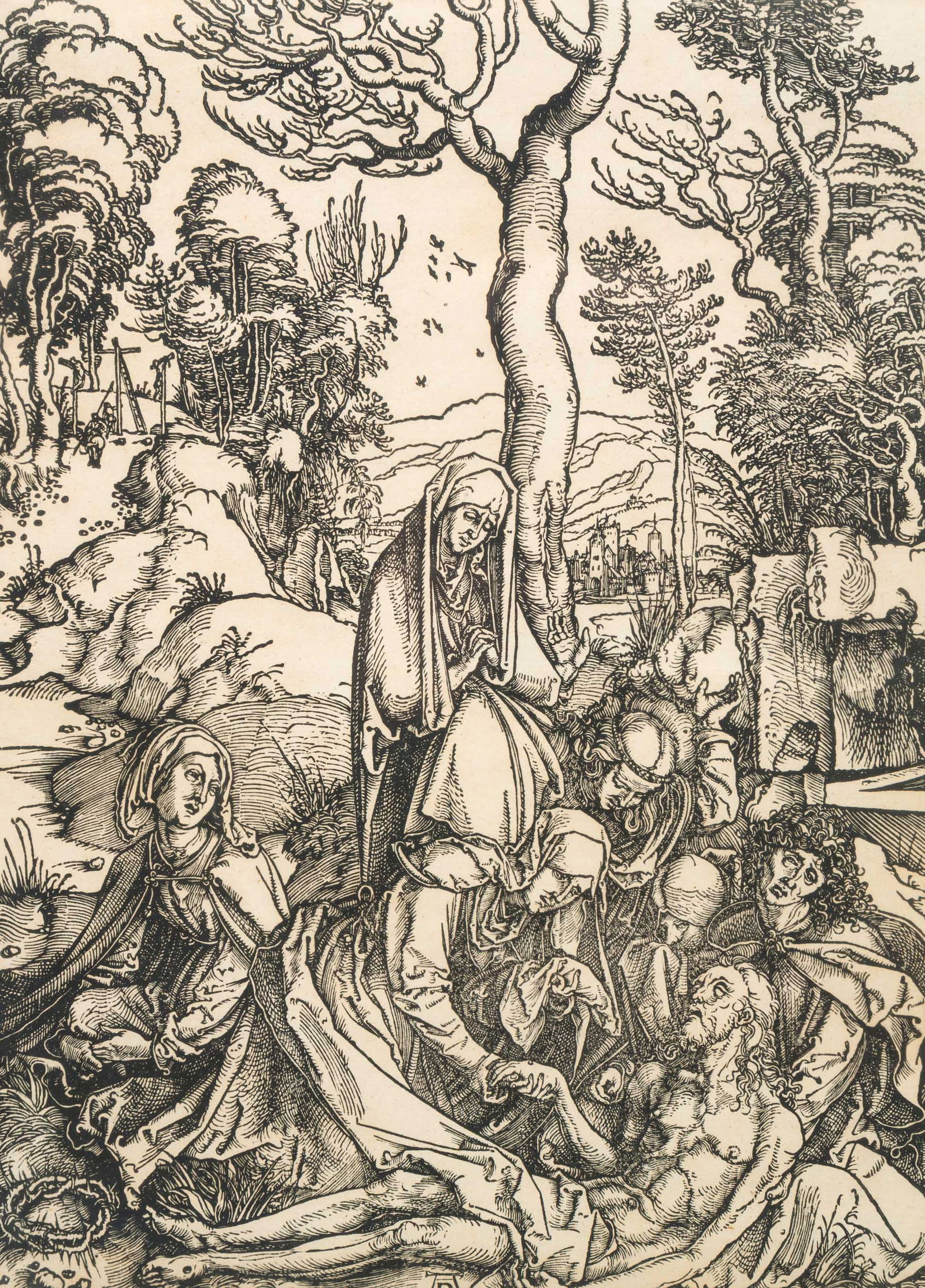 ALBRECHT DURER (1471-1528) "THE LAMENTATION FOR CHRIST". (1 of 12)