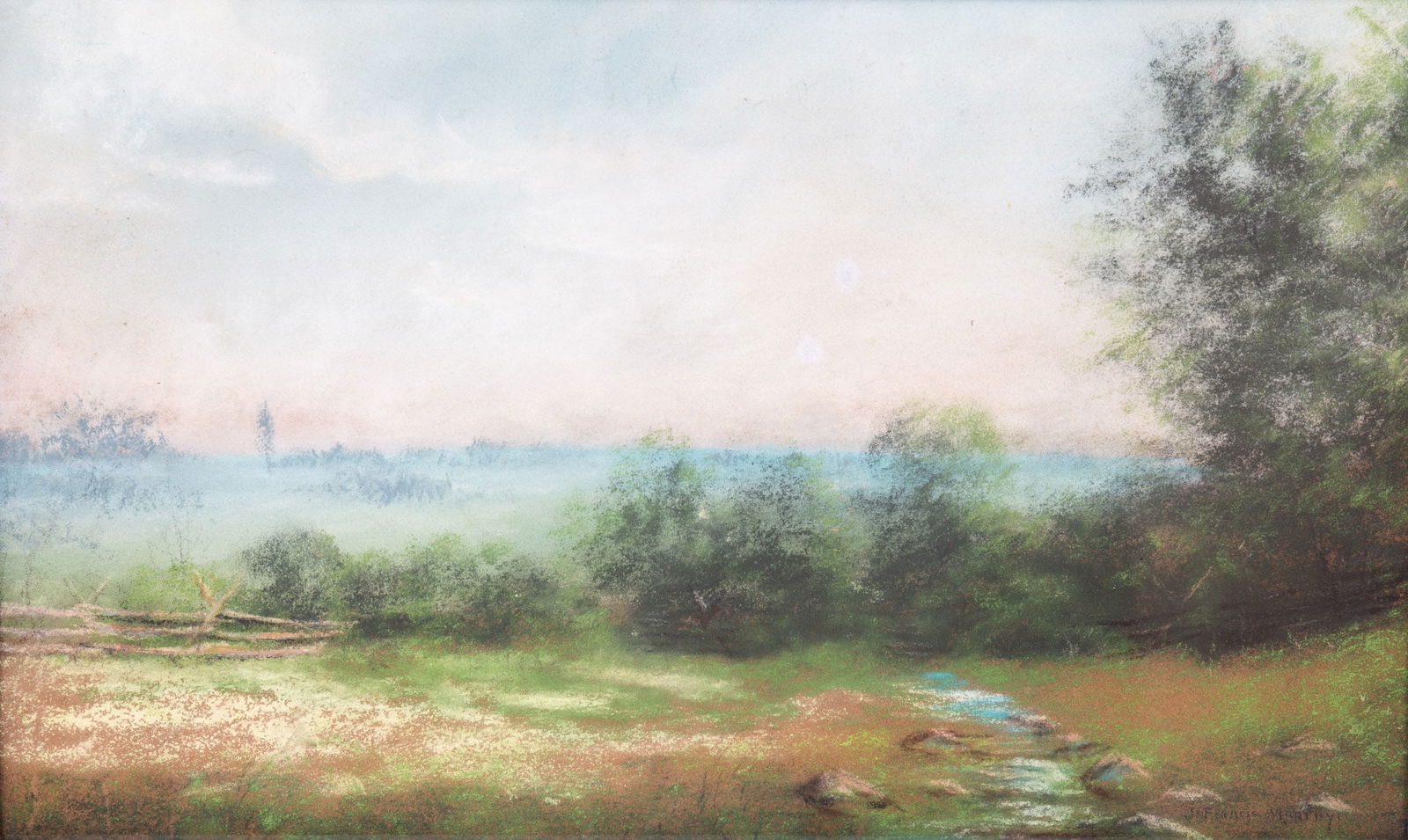 POSSIBLY JOHN FRANCIS MURPHY (1853-1921) "UNTITLED". (1 of 5)