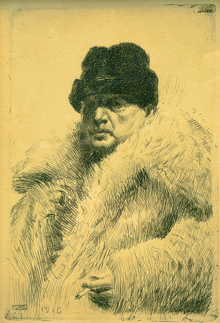 TWO ETCHINGS BY ANDERS LEONARD ZORN (1860-1920). (1 of 5)