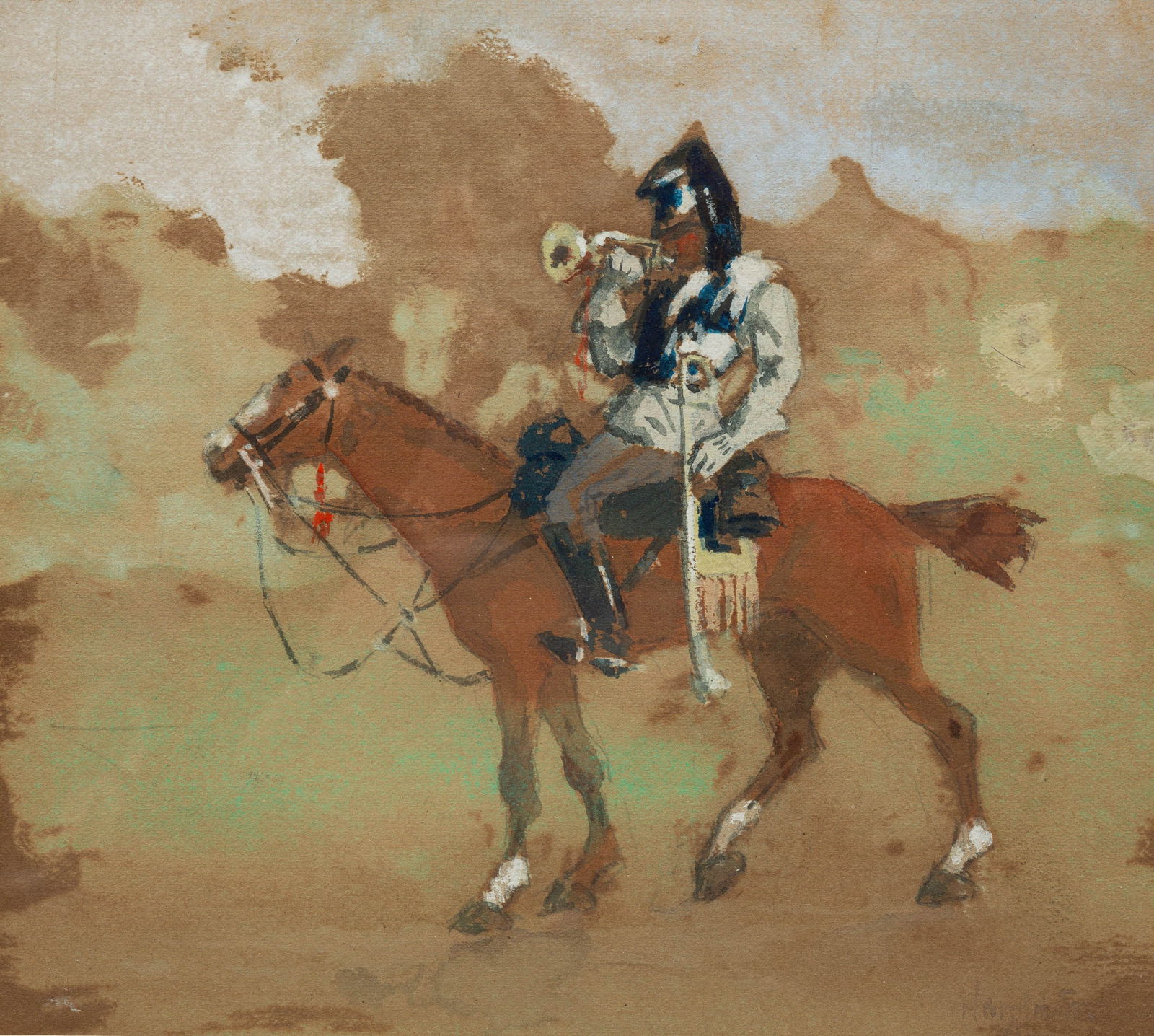 HAMILTON HAMILTON (1847-1928) "EQUESTRIAN PORTRAIT". (1 of 3)