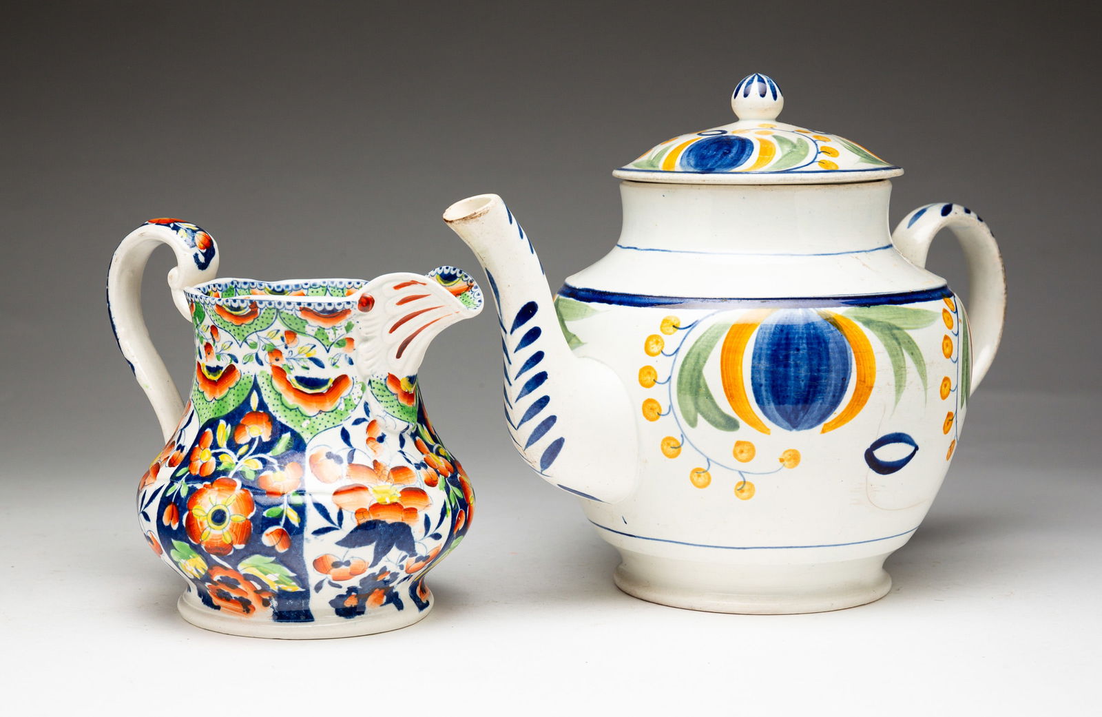 TWO PIECES OF CHINA. (1 of 7)