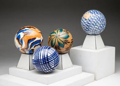 FOUR CARPET BALLS. (1 of 5)