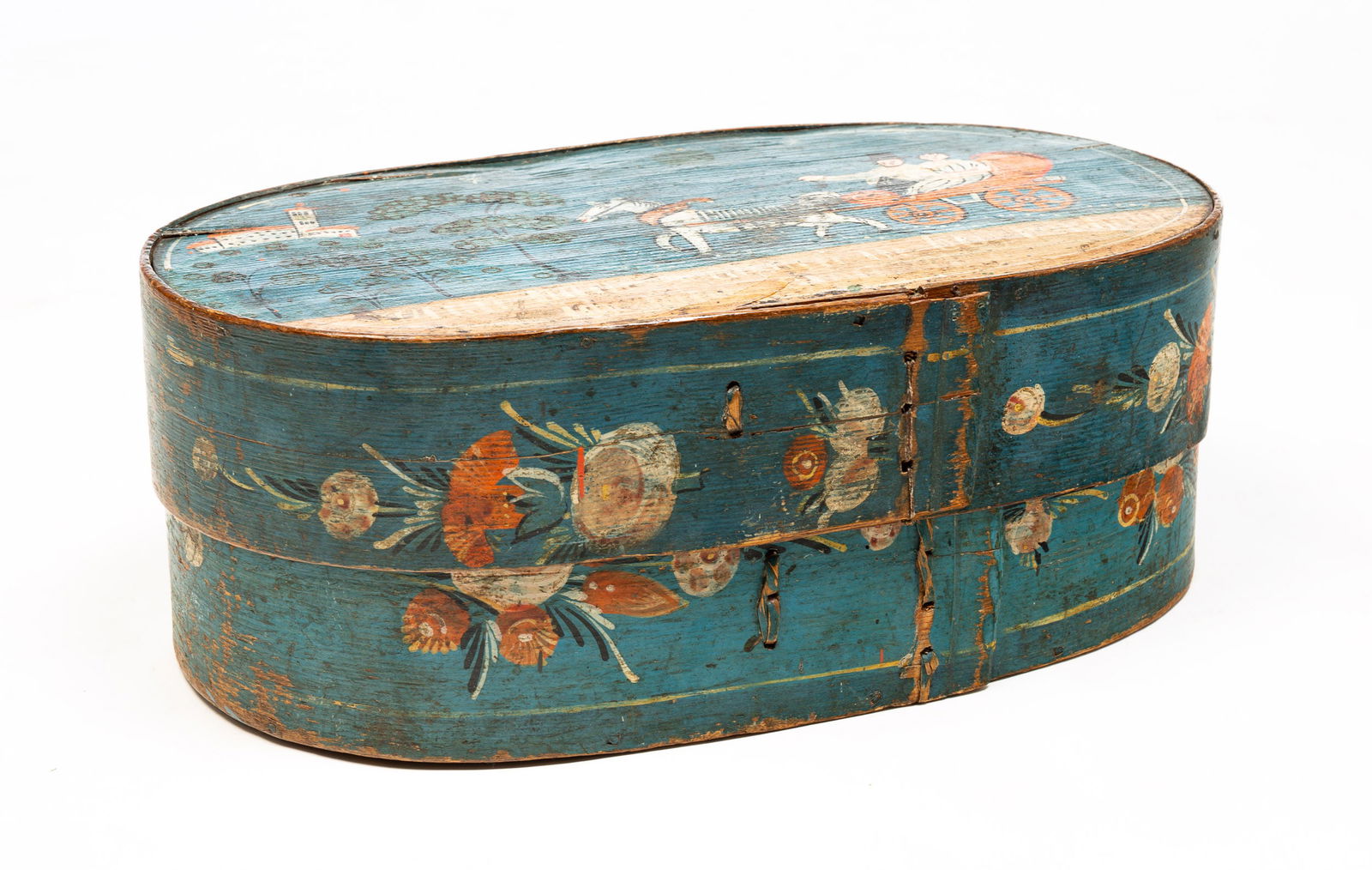 PAINT DECORATED BRIDE'S BOX (1 of 6)