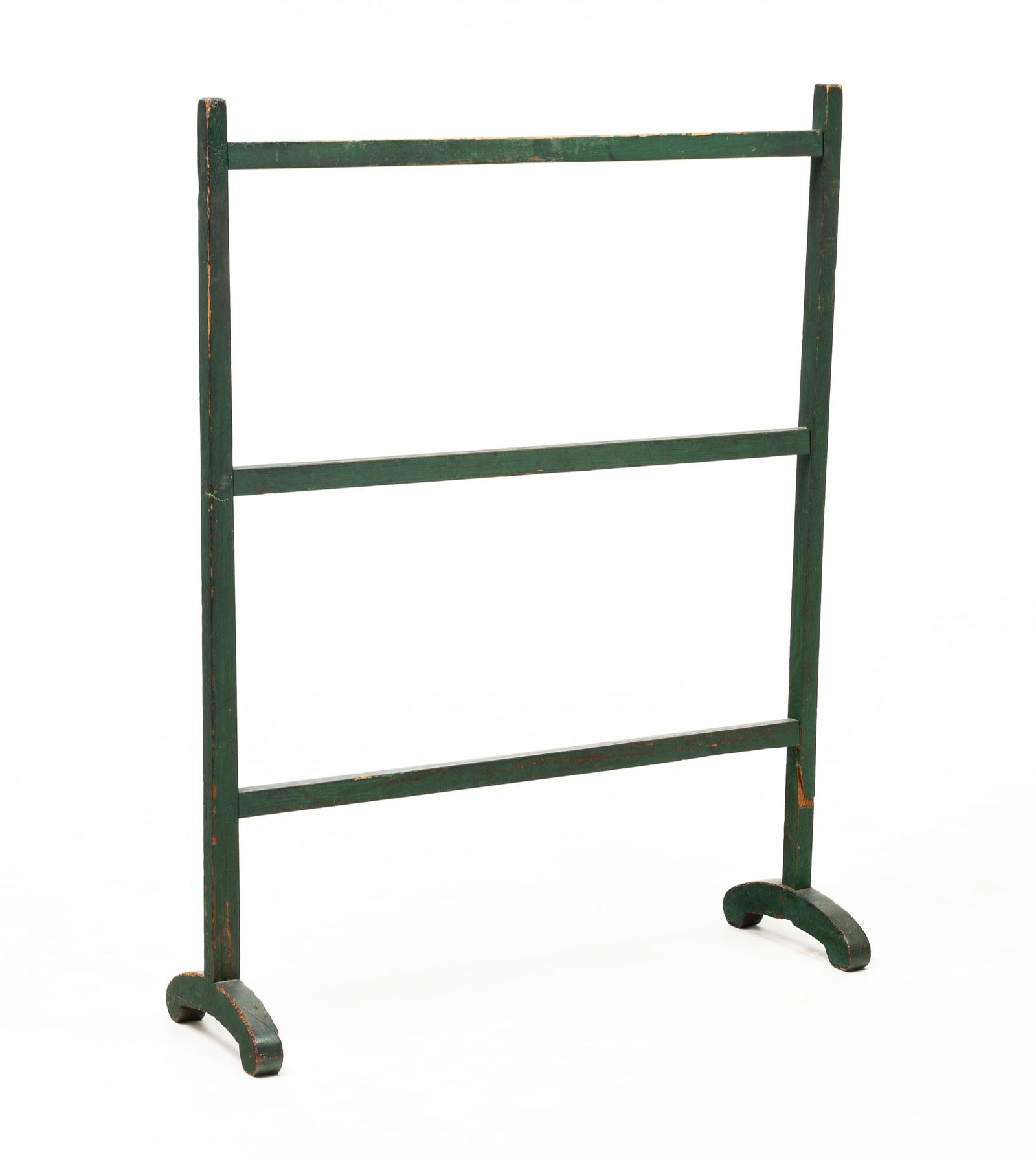 PAINTED COUNTRY QUILT RACK. (1 of 5)