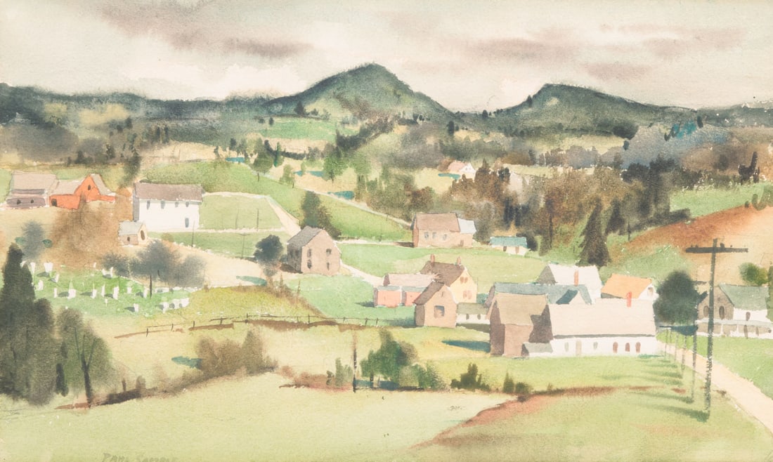 "...BROWNINGTON" BY PAUL STARRETT SAMPLE (1896-1974). (1 of 6)