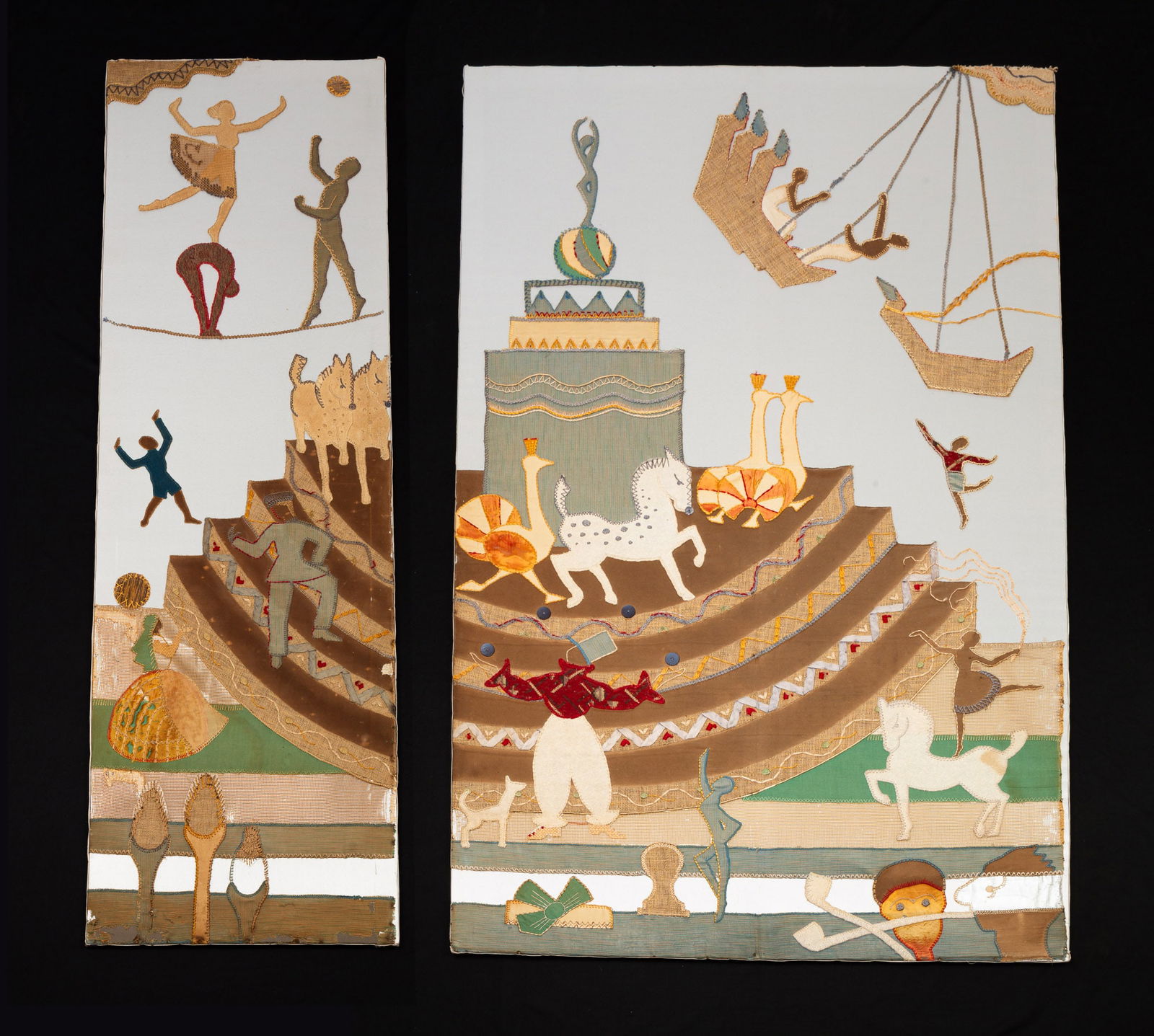 CIRCUS APPLIQUE DECO TAPESTRY. (1 of 8)