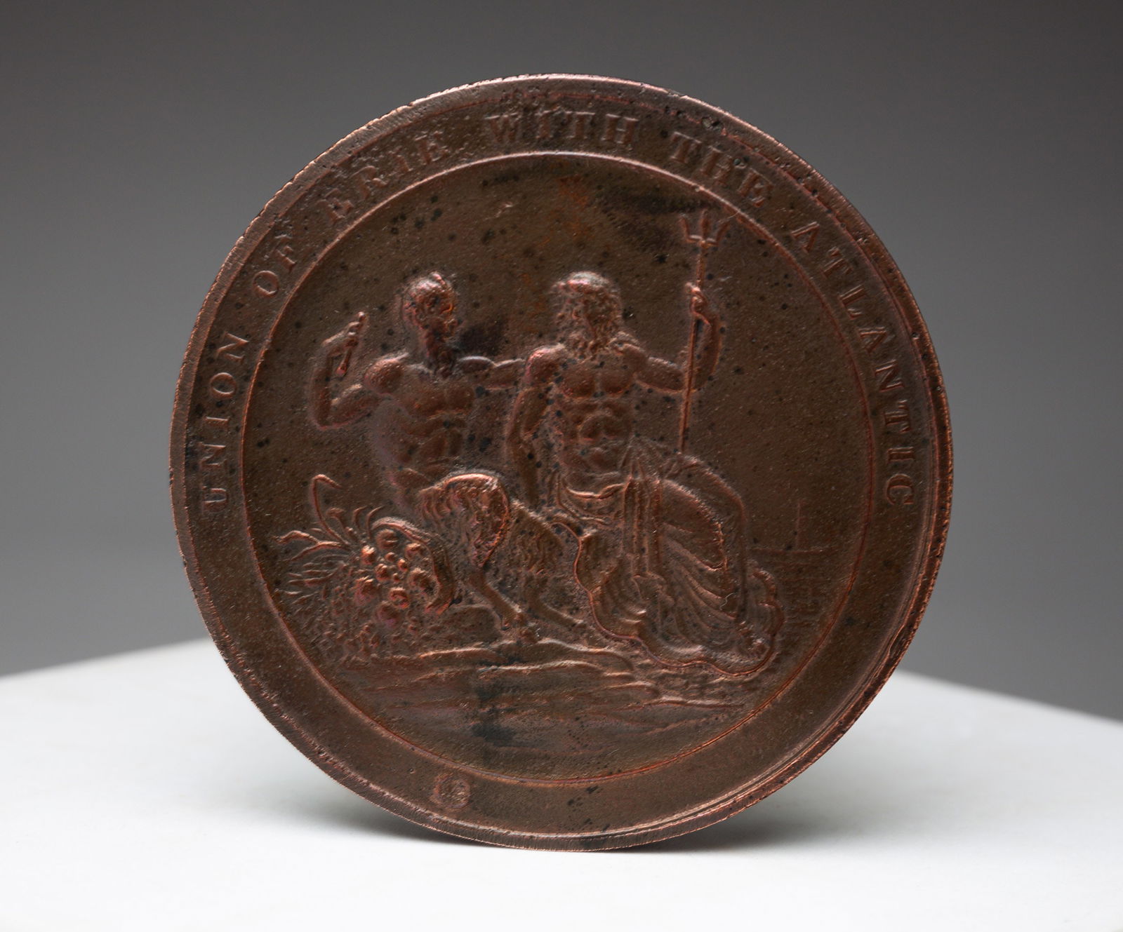 THOMASON RESTRIKE ERIE CANAL MEDALLION. (1 of 4)