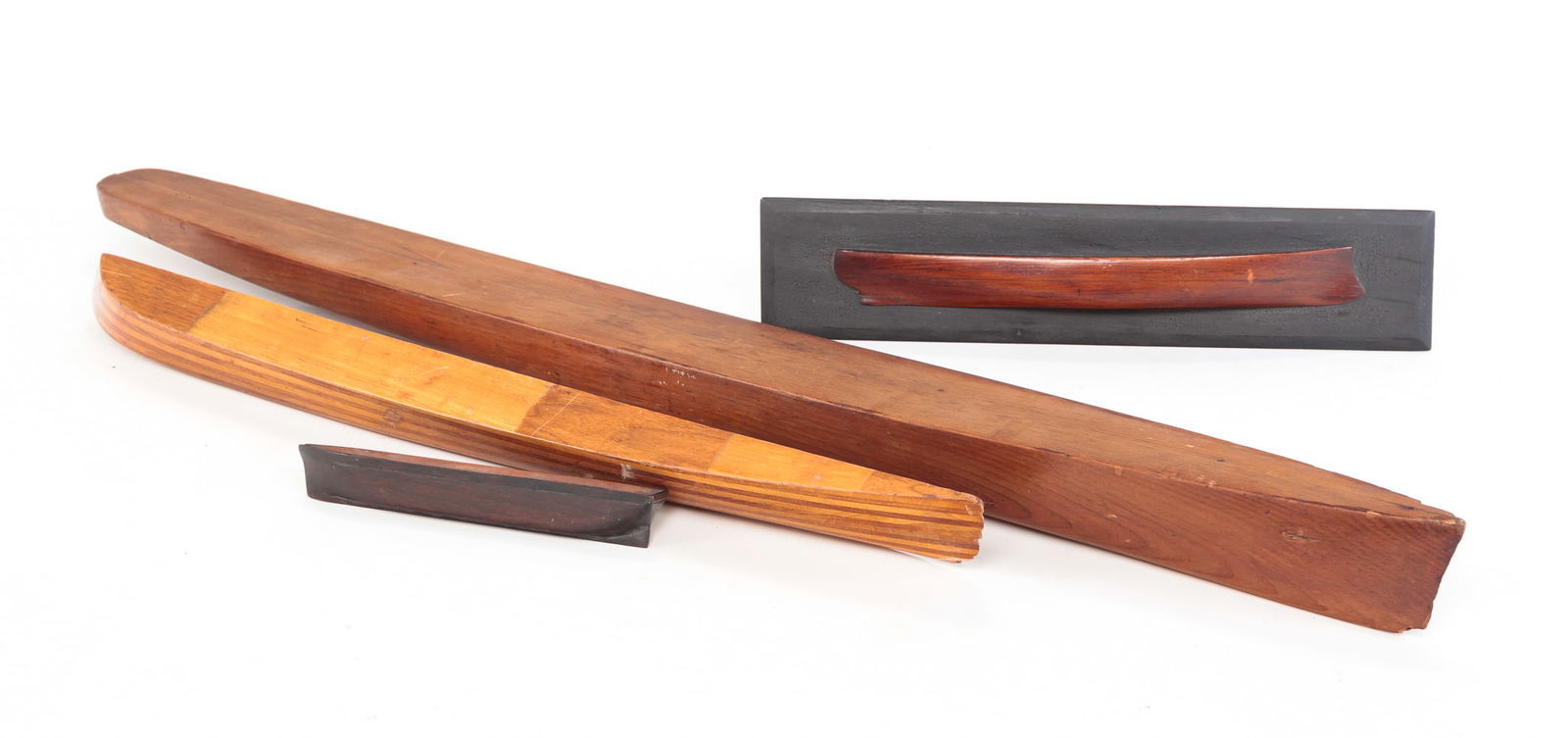 FOUR HULL MODELS. (1 of 4)