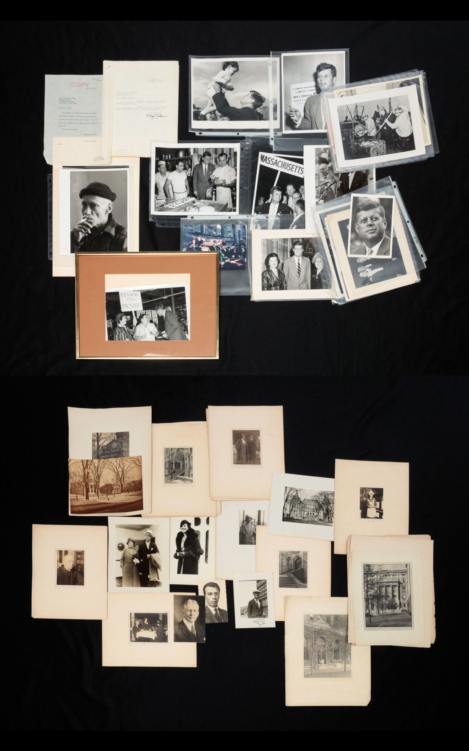 GROUP OF MOSTLY JOHN F. KENNEDY PHOTOGRAPHS. (1 of 12)